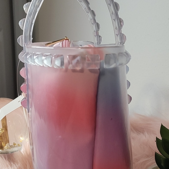 Small Vegan Handbag, Pink - Picture 4 of 4